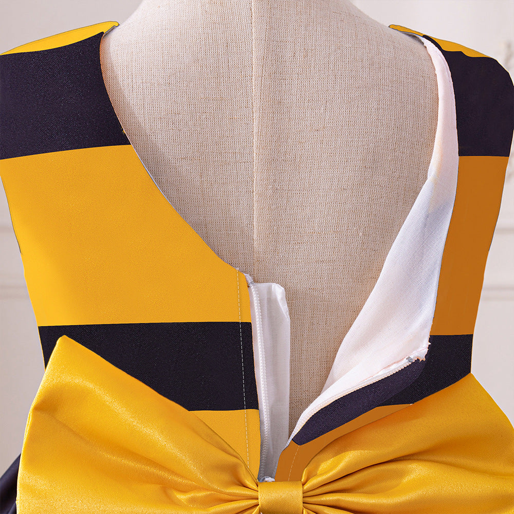 Yellow Bee A-Line Costume Dress for Kids | Party & Cosplay Outfit