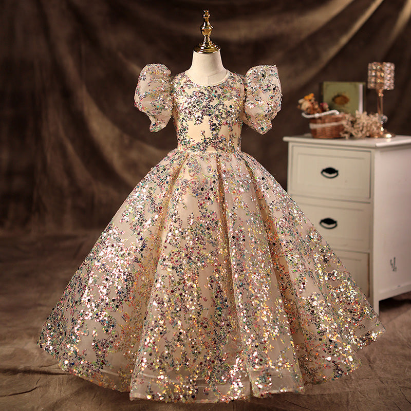 flower girl dresses champagne A Little Lacey | Flower Girl Dresses | Soft, sweet, and made for the most special moments The Lucy Puff Sleeve Champagne Baby Dress is pure elegance with its delicate puff