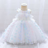 Lilac Tulle Flower Girl Dress | Lace & Flowers