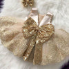 Sleeveless Lace Flower Girl Dress with V-Back and Floral Detail