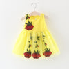 Tulle A-Line Flower Girl Dress Boat Neck Sleeveless Flowers