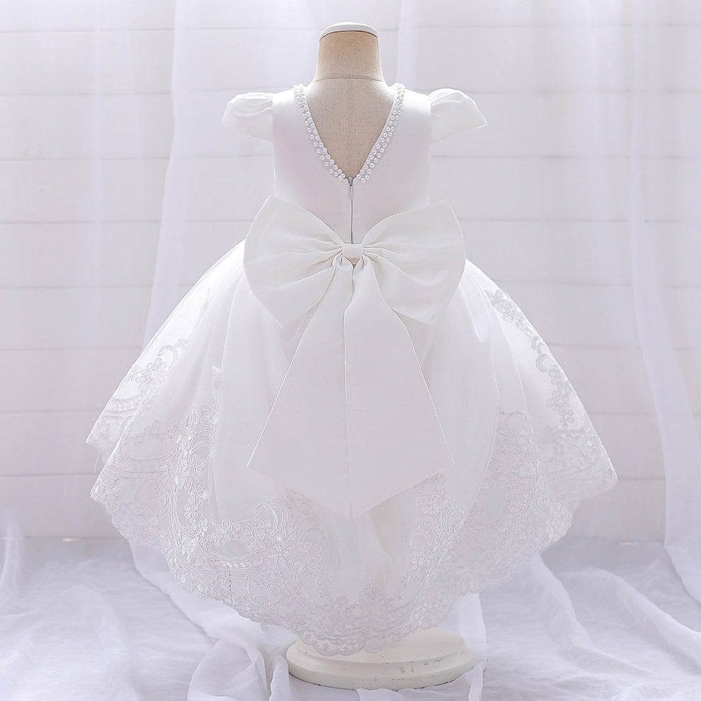 Sweetheart Princess Rose Floral White Strap Dress